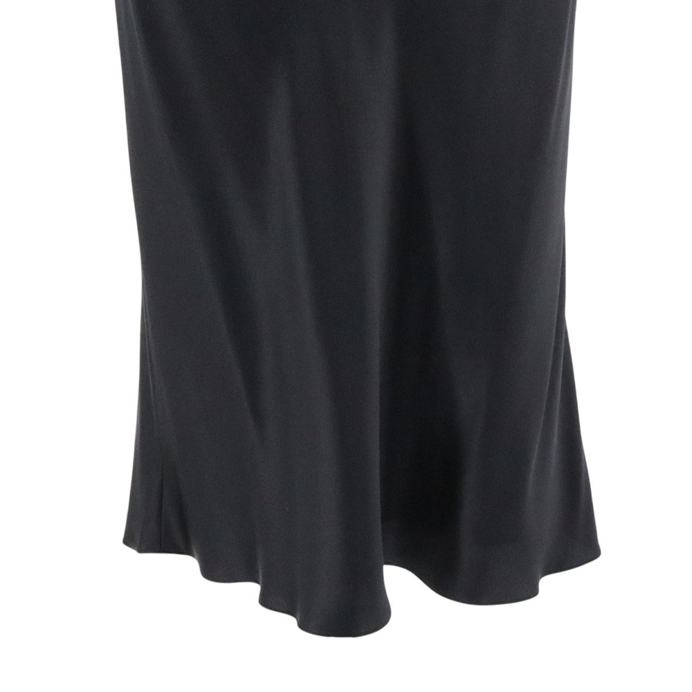 Rimini by Shaw Silk Midi Slip Dress Cowl Neck Black Size 8 - Picture 5 of 10